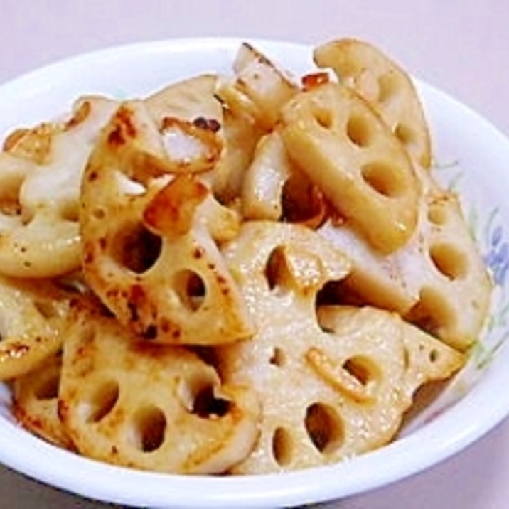 おつまみに 冷凍れんこんのガーリックバター醤油炒め レシピ 作り方 By Little Flowers 楽天レシピ